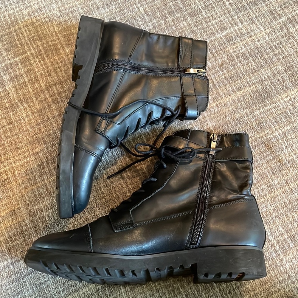Franco Sarto Carlson Combat Boots - Picture 6 of 12